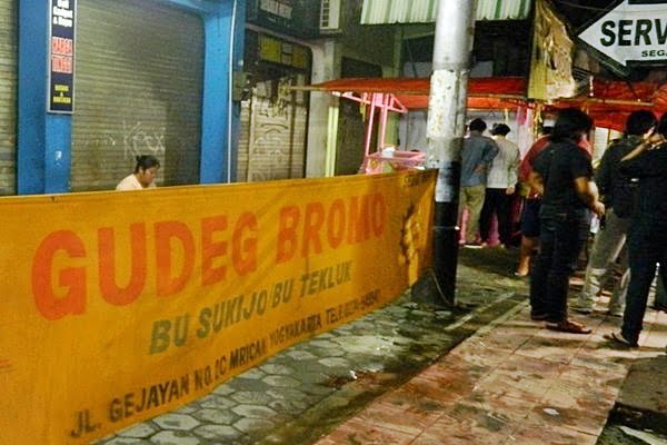 Rekomendasi Tempat Makan Gudeg enak - Gudeg Bromo Bu Tekluk