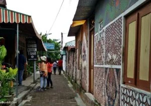 Taman Sari Jogja - Rutenya Melewati Perkampungan Warga