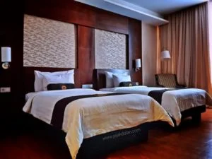 Kamar deluxe di Java Heritage Purwokerto