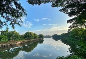 Pemandangan di Setu Babakan