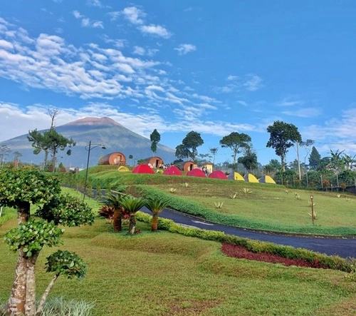 Suasana di Desa Wisata Lembah Asri Serang,Purbalingga