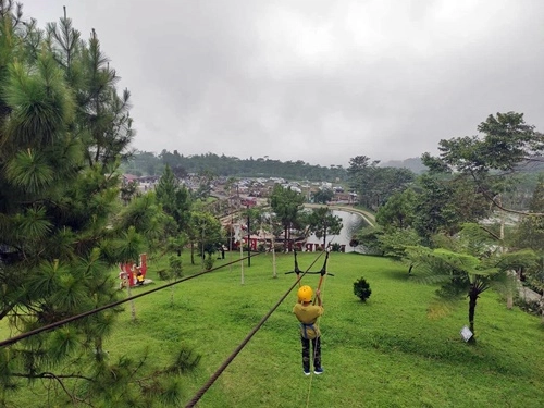 Wahana Menantang di Desa Wisata Lembah Asri Serang Purbalingga