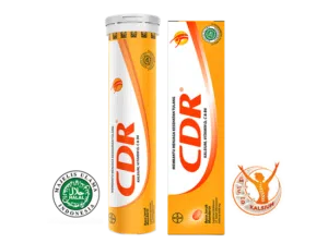 Rahasia Tubuh Tetap Sehat - Suplemen CDR dengan Vitamin C dan Vitamin D 300 IU