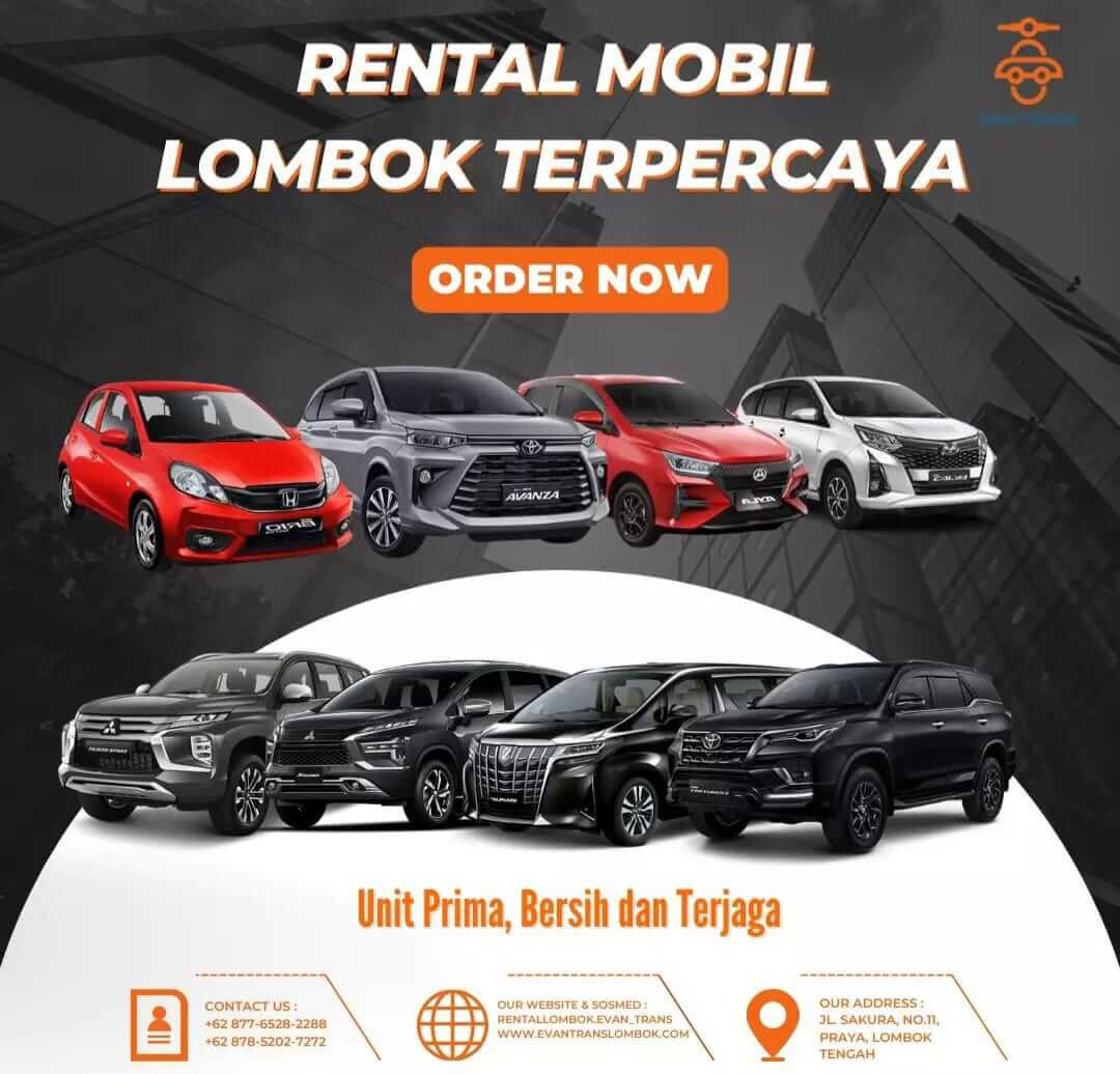 Sewa mobil lombok lepas kunci