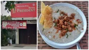 Bubur Ayam President Resto Palangka Raya