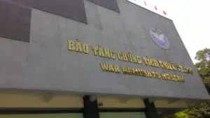 Facade Museum Sisa Perang Vietnam