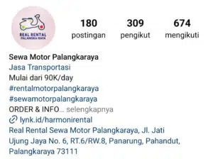 Real Rental Motor Palangkaraya